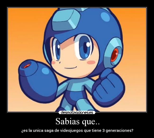 Sabias que.. - ¿es la unica saga de videojuegos que tiene 3 generaciones?