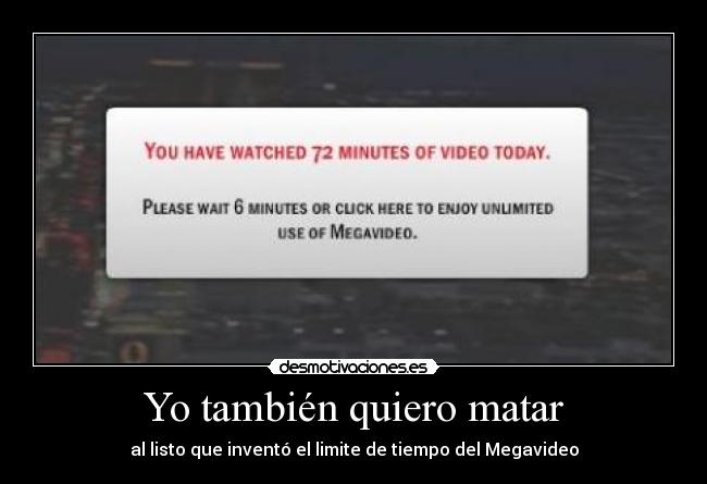 carteles megavideo desmotivaciones