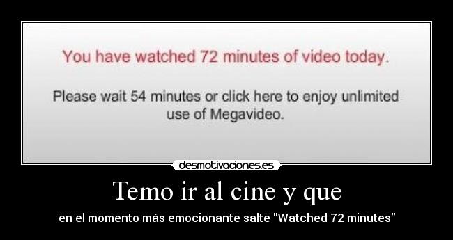 carteles cine temo cine desmotivaciones