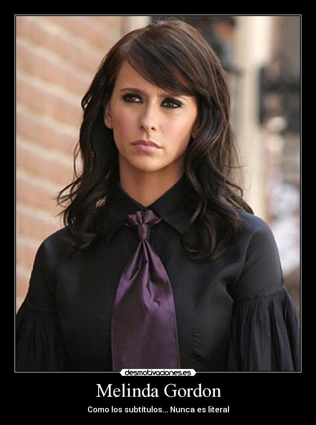 Melinda Gordon - Como los subtítulos... Nunca es literal