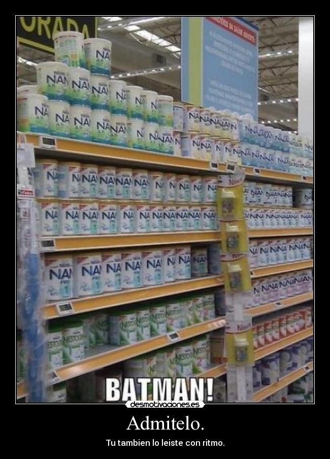 Admitelo. - Tu tambien lo leiste con ritmo.