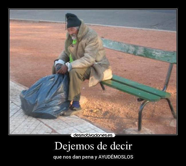 Dejemos de decir - 