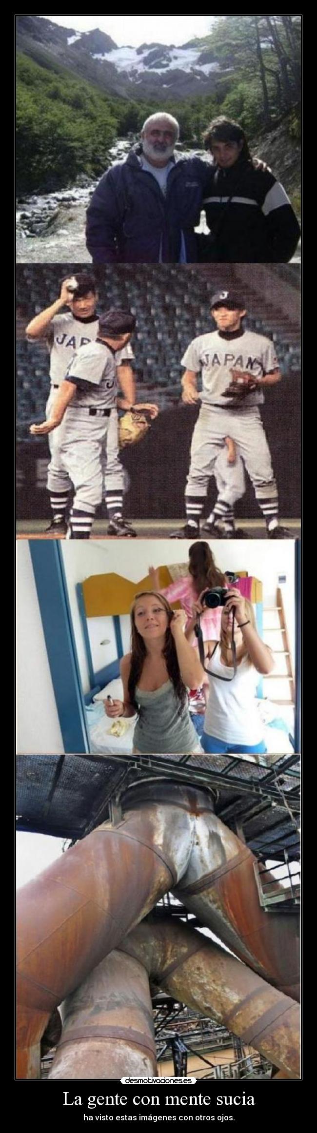 La gente con mente sucia -