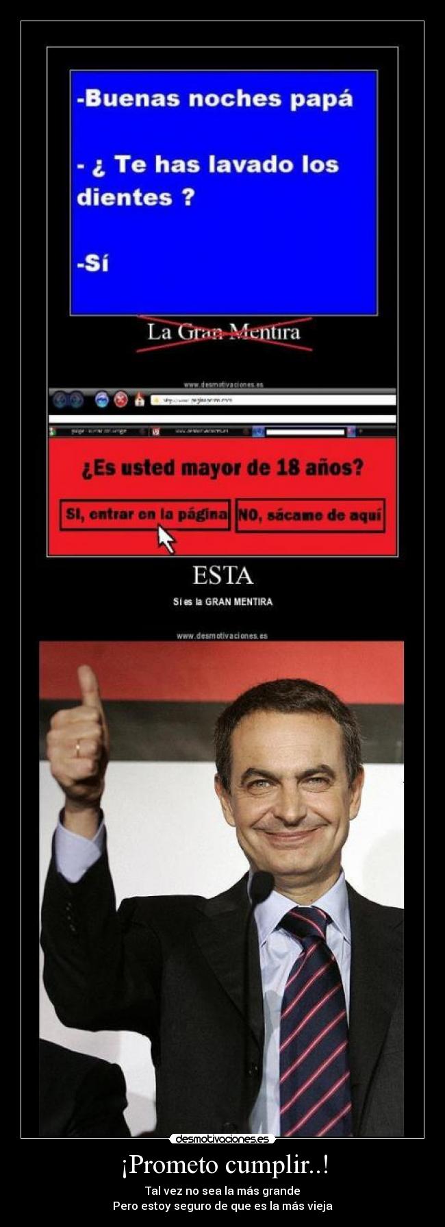 ¡Prometo cumplir..! -