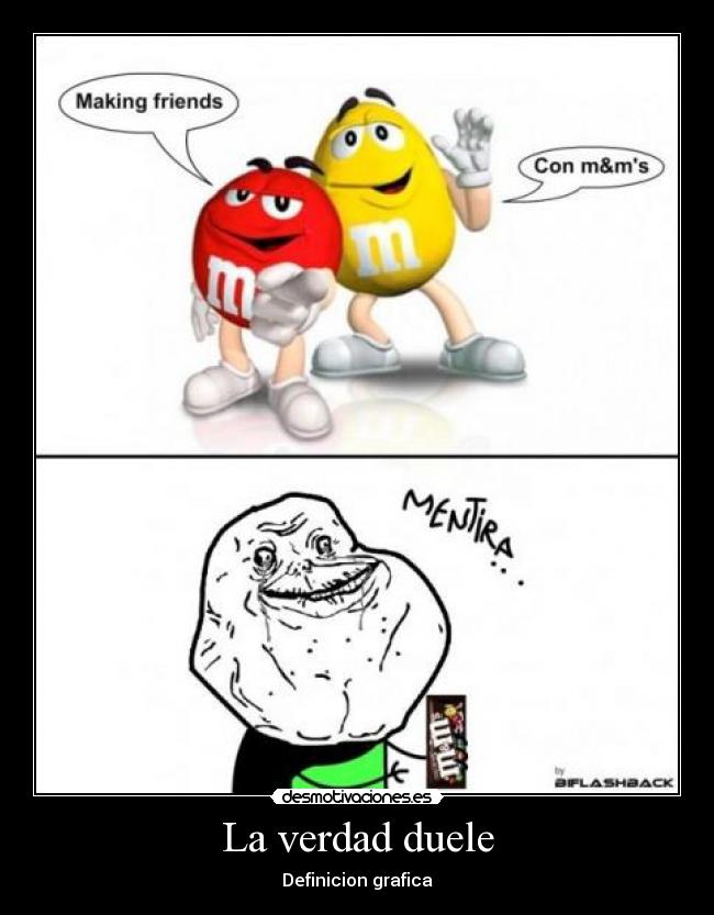 La verdad duele - Definicion grafica