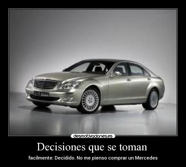 Decisiones que se toman -