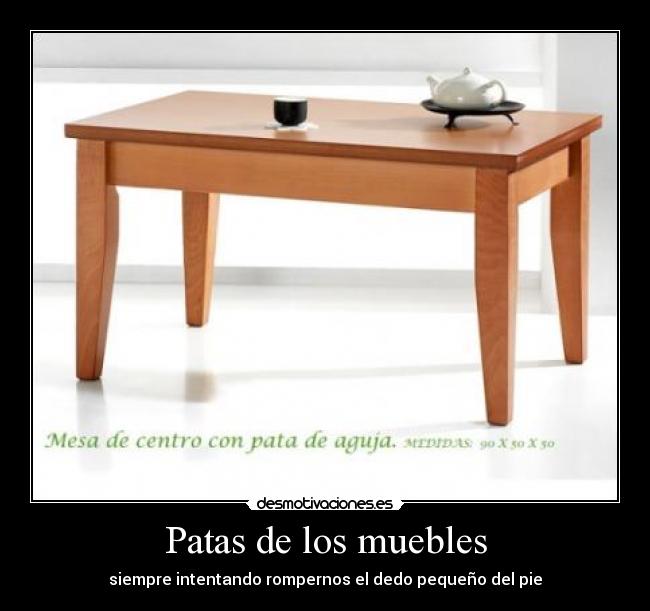 Patas de los muebles -