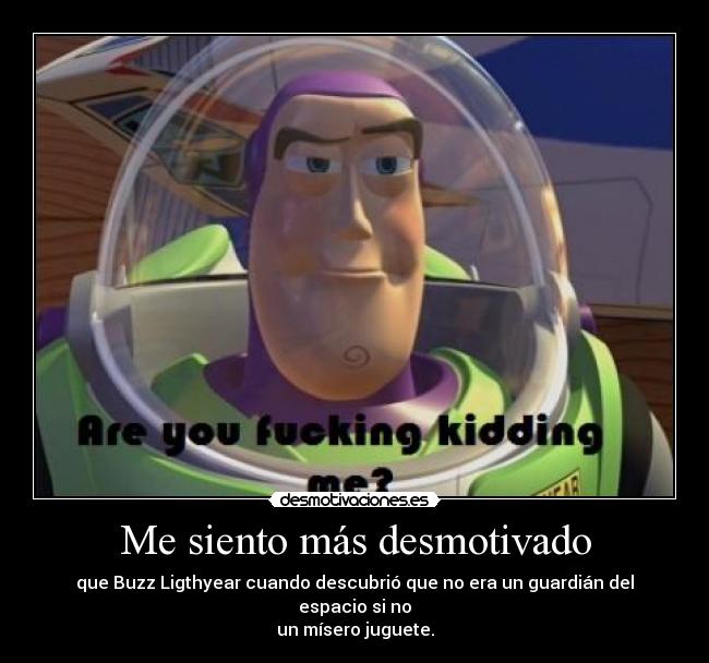 Me siento más desmotivado -