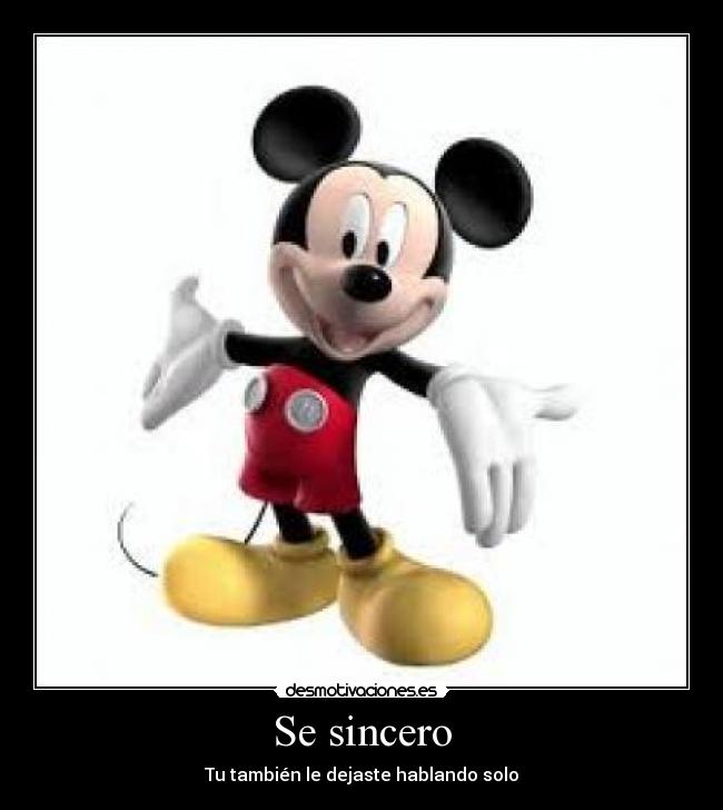 Se sincero -