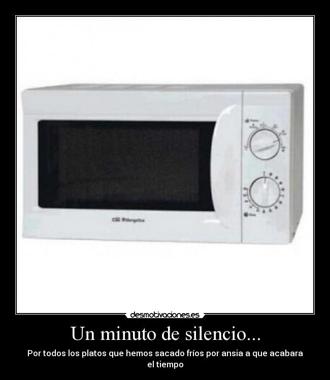 Un minuto de silencio... - 