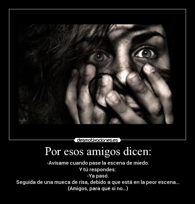 carteles amigos amigos desmotivaciones