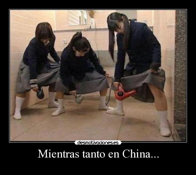 Mientras tanto en China... -