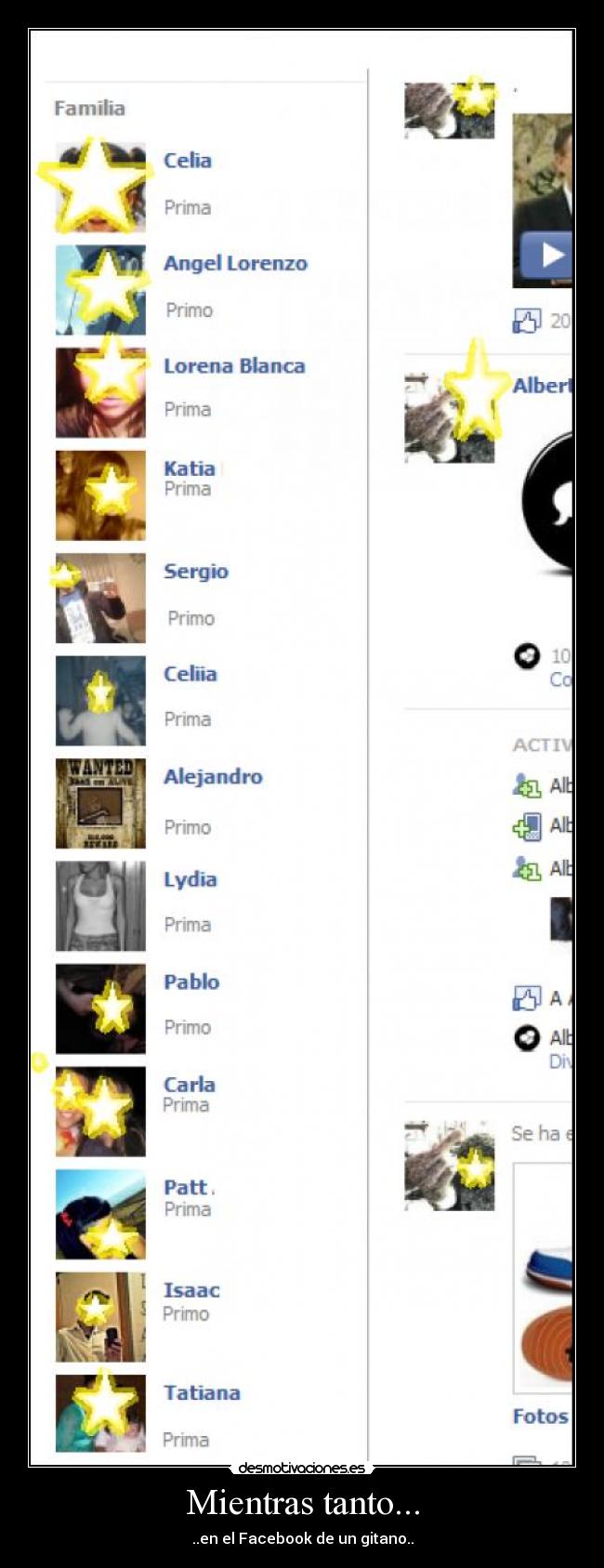 Mientras tanto... - ..en el Facebook de un gitano..