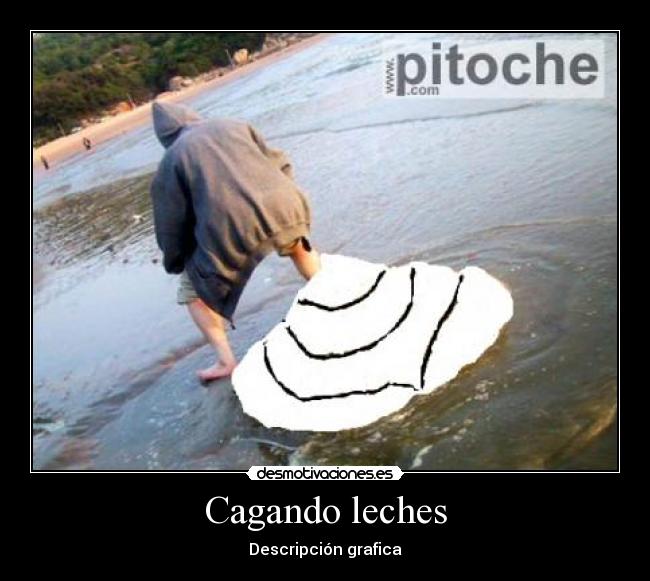 Cagando leches - Descripción grafica