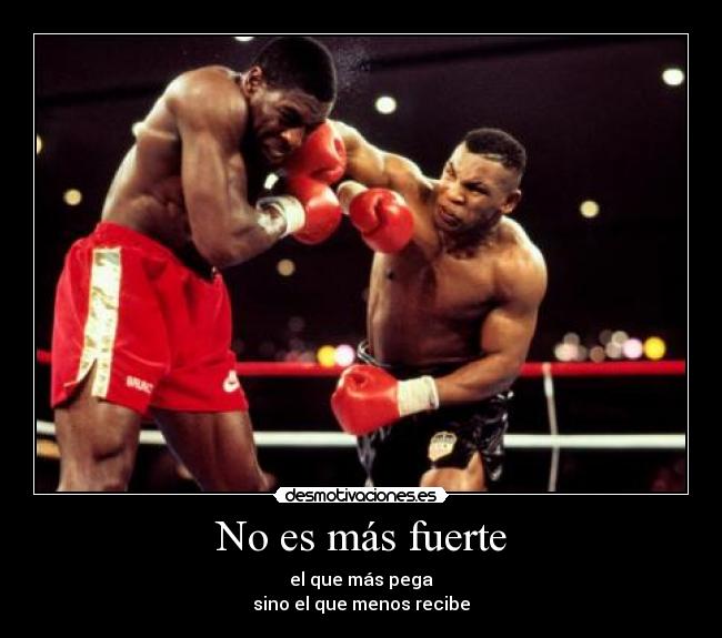 carteles mike tyson pegar recibir desmotivaciones