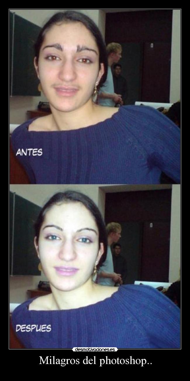 Milagros del photoshop.. -