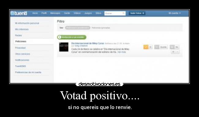 Votad positivo.... - 