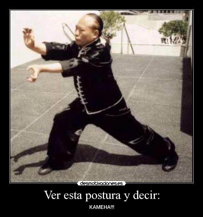 Ver esta postura y decir: - 