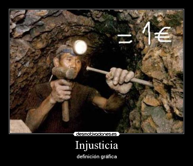 Injusticia - definición gráfica