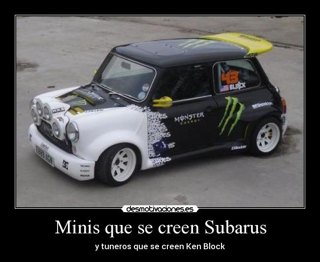 Minis que se creen Subarus -