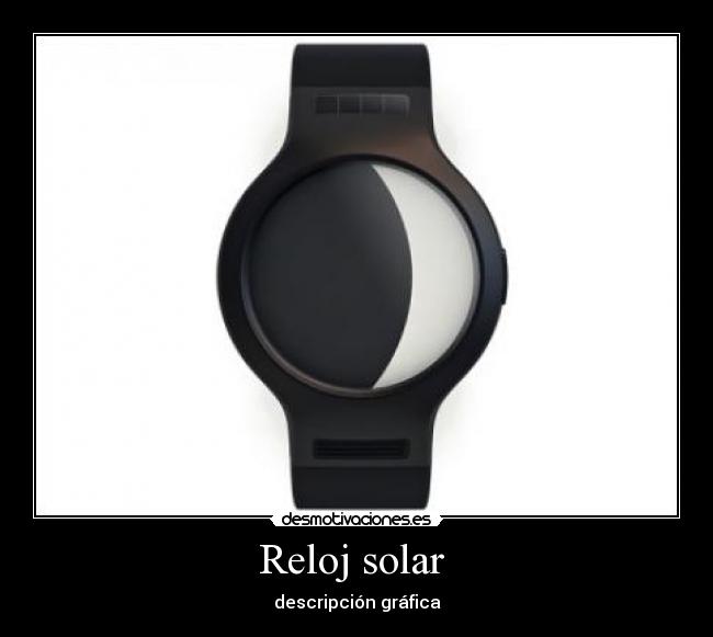 Reloj solar  - descripción gráfica