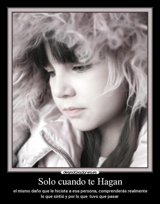 Solo cuando te Hagan - 
