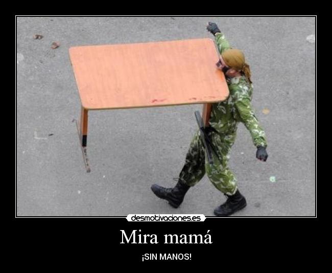 Mira mamá - ¡SIN MANOS!