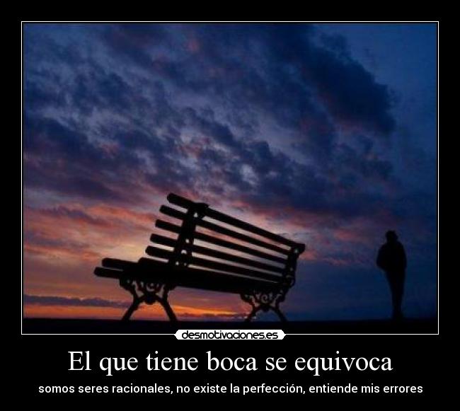 El que tiene boca se equivoca -