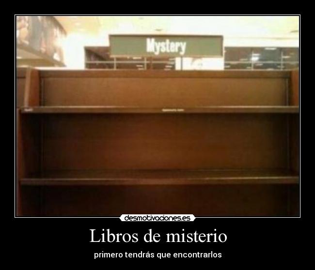Libros de misterio -