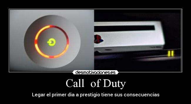Call of Duty - Legar el primer dia a prestigio tiene sus consecuencias