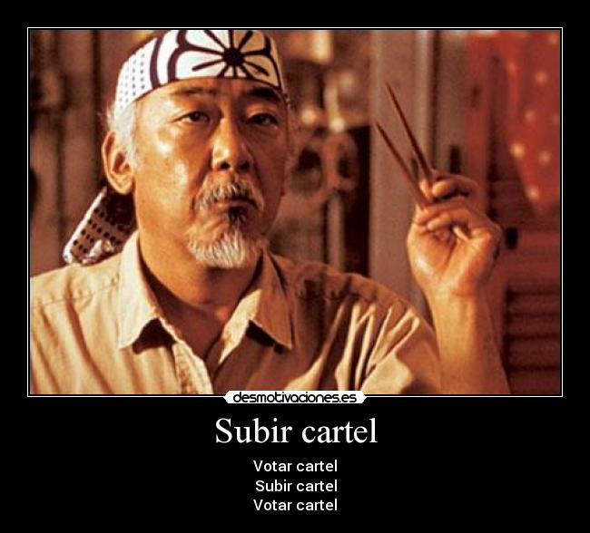 Subir cartel - Votar cartel
Subir cartel
Votar cartel
