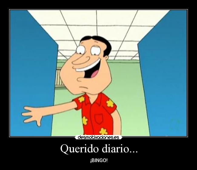 Querido diario... - ¡BINGO!