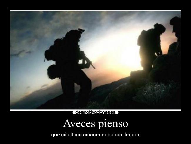 Aveces pienso - 