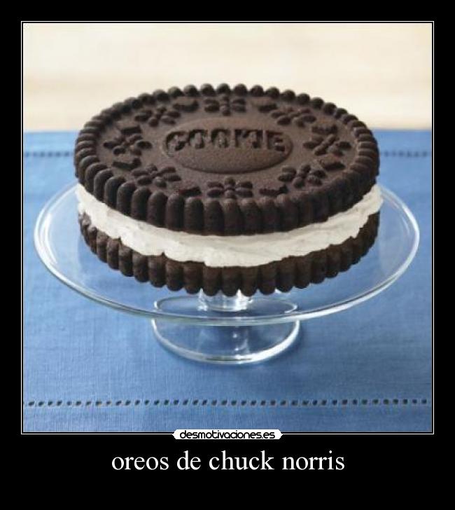 oreos de chuck norris - 
