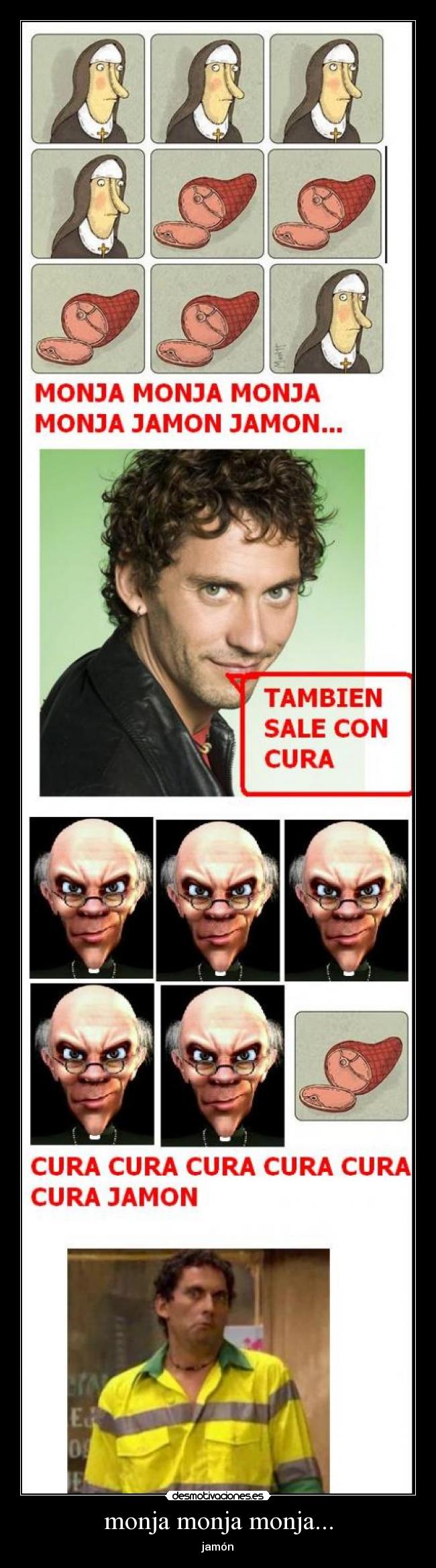 monja monja monja... - jamón
