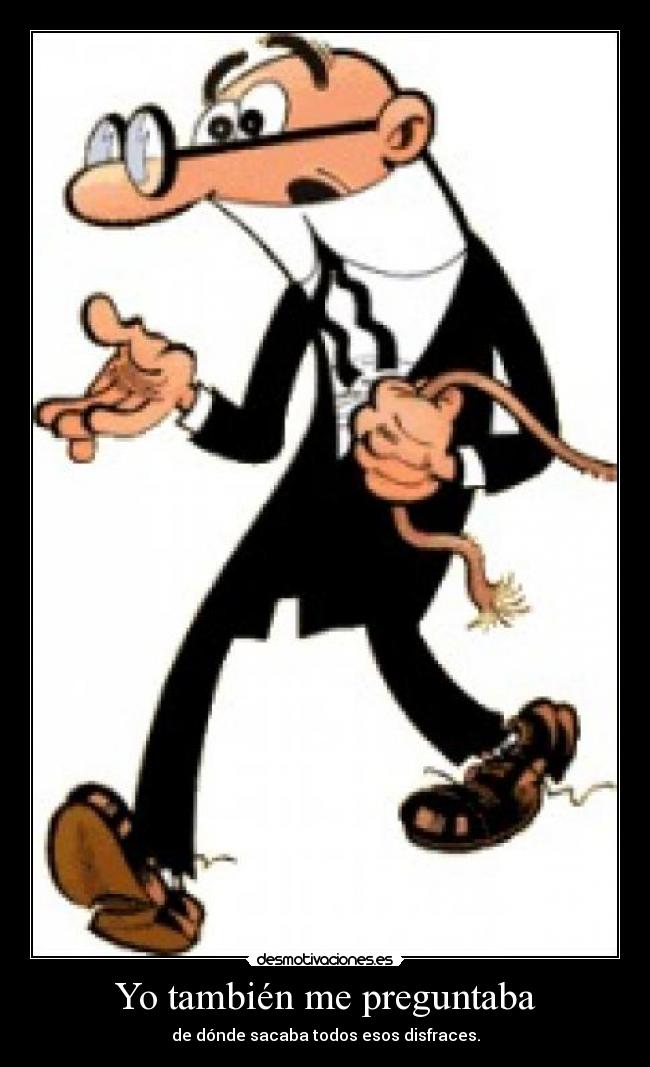 carteles mortadelo disfraces tambien filemon desmotivaciones