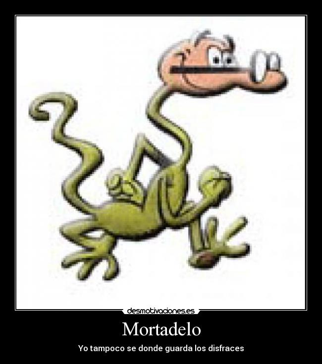 Mortadelo - Yo tampoco se donde guarda los disfraces