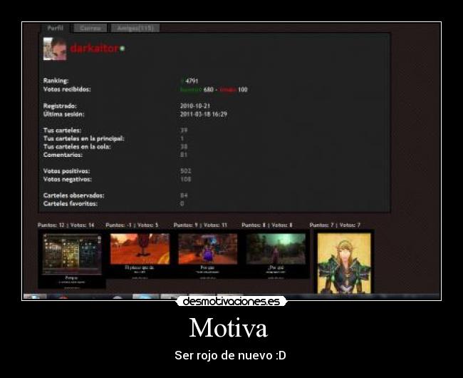 Motiva - Ser rojo de nuevo :D