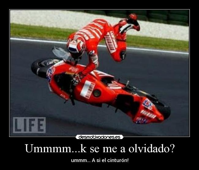 Ummmm...k se me a olvidado? - ummm... A si el cinturón!