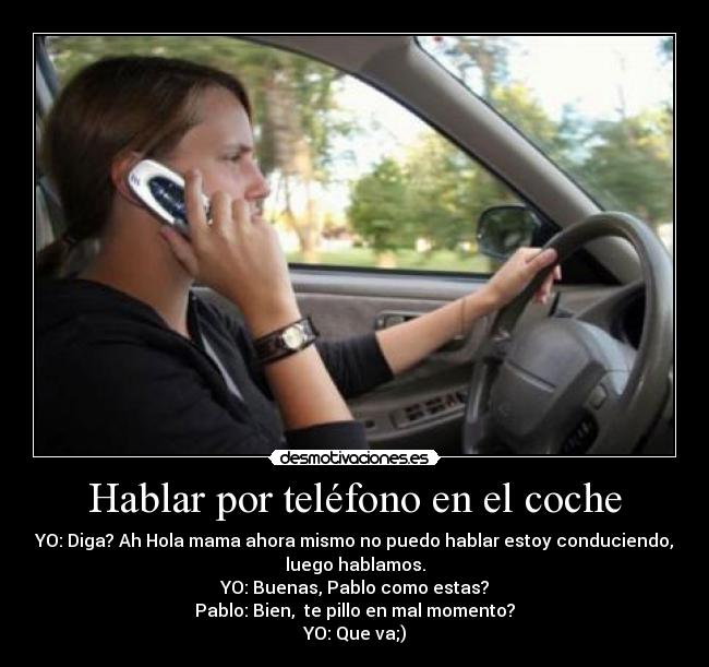 Hablar por teléfono en el coche - 