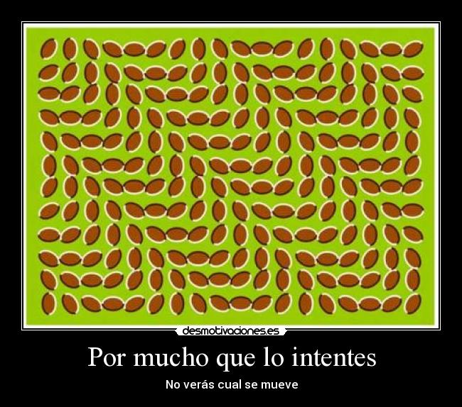 Por mucho que lo intentes -