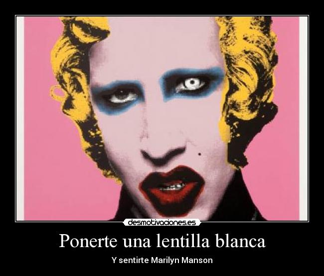 Ponerte una lentilla blanca - 