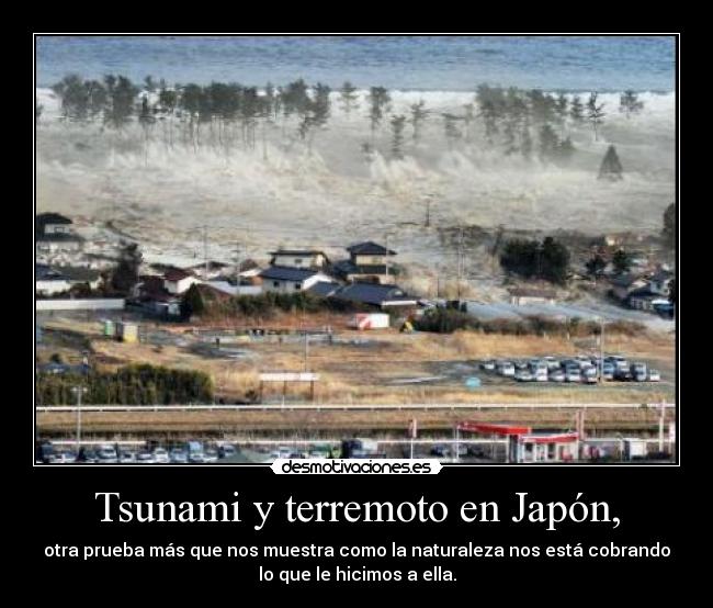 Tsunami y terremoto en Japón, -