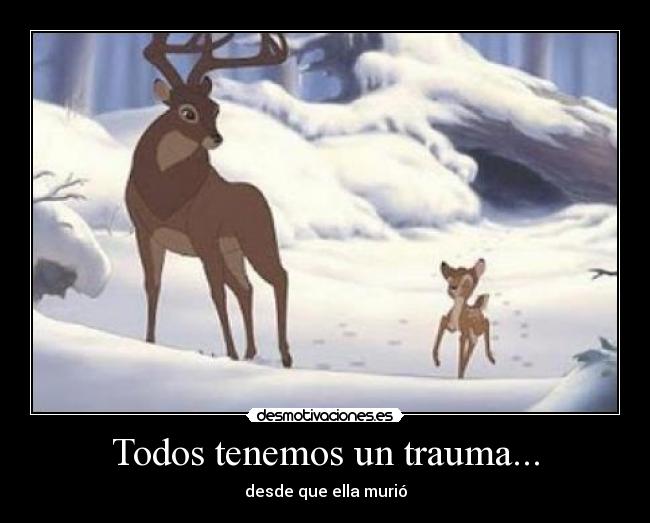 Todos tenemos un trauma... - 