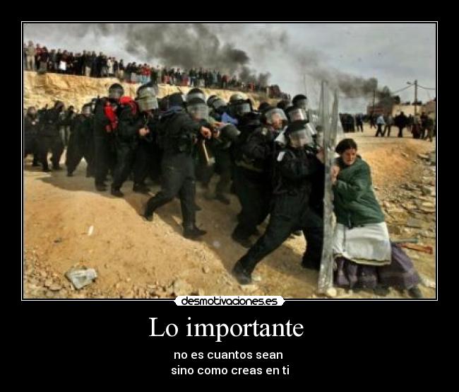 Lo importante -