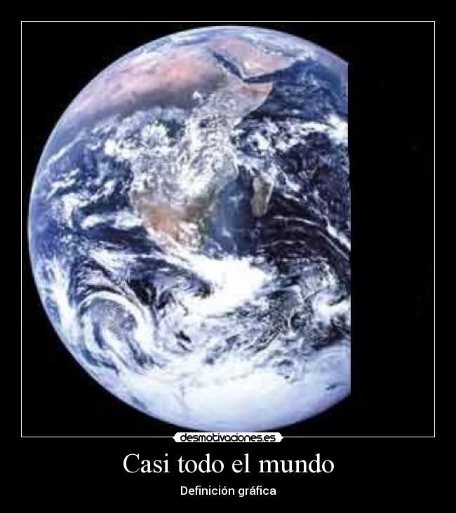 Casi todo el mundo - Definición gráfica