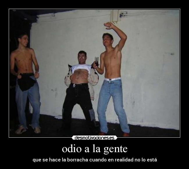odio a la gente - 