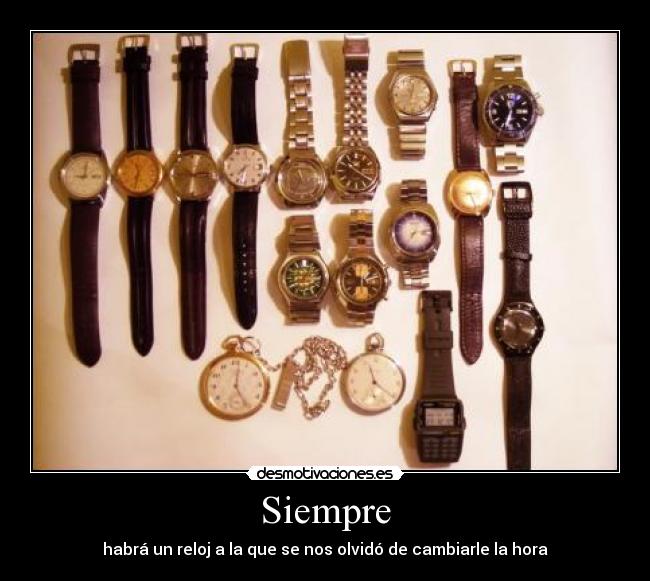 carteles reloj desmotivaciones