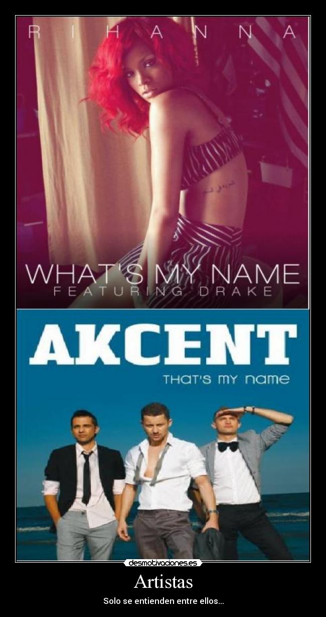 Artistas - Solo se entienden entre ellos...