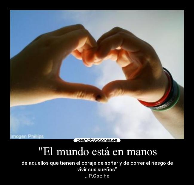 El mundo está en manos -